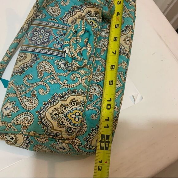 Vera Bradley Totally Turq Knot Clutch Shoulder Bag - Picture 5 of 9